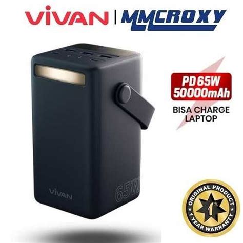 Jual Vivan VPB B50 Powerbank 50000mAh 4 Output Fast Charging 65W