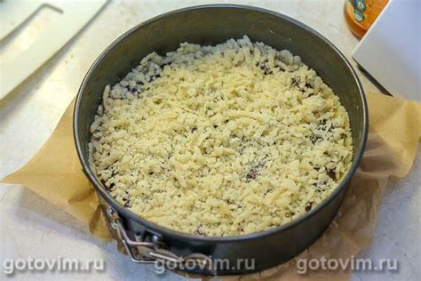Постный тертый пирог с вареньем. Рецепт с фото