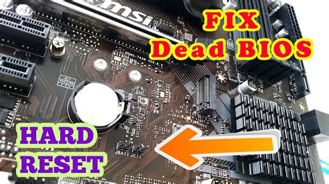 Fix Bios Black Screen No Display How To Hard Reset Any Motherboard