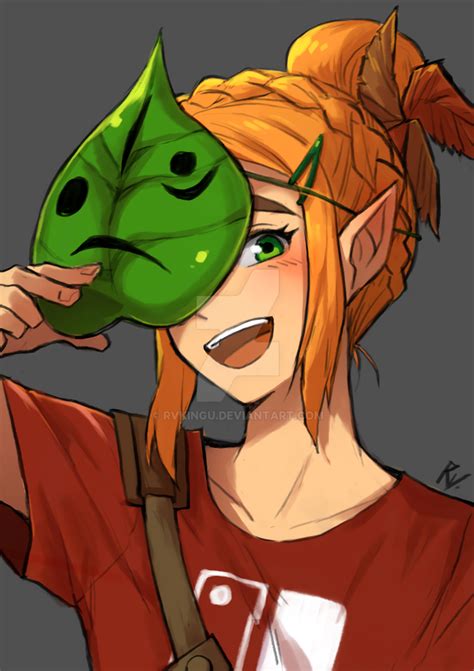 Zelda in Korok Mask : r/Breath_of_the_Wild