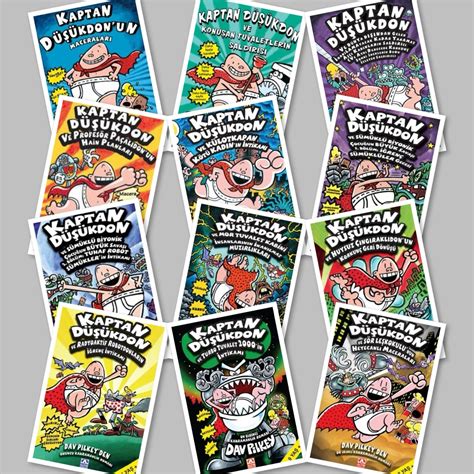 Kaptan Düşükdon Seti 12 Kitap Dav Pilkey Kitabı ve Fiyatı