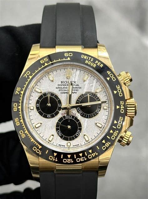 Rolex Daytona Yellow Gold Meteorite Dial AllWatchMarket