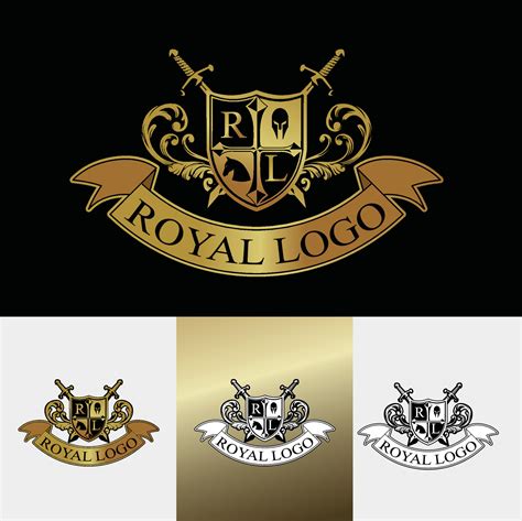 gold royal logo 26620965 Vector Art at Vecteezy