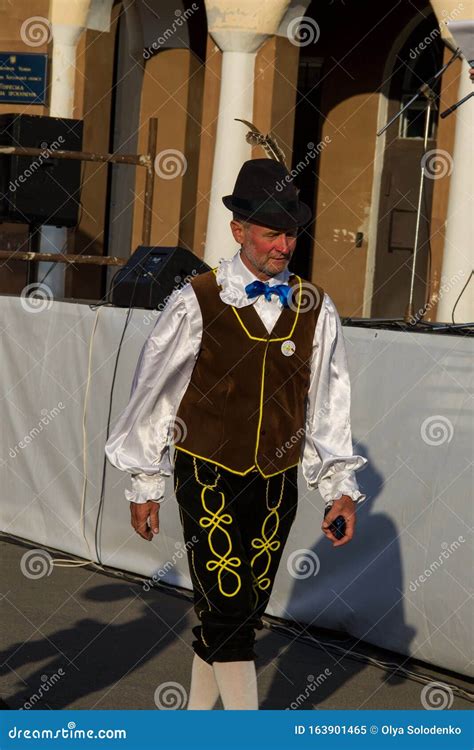 Mature Man in a Traditional Jewish Clothing during Festival Editorial ...