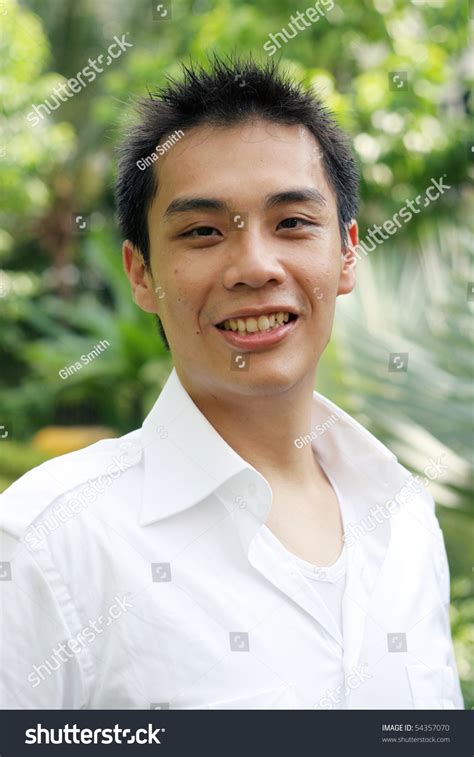 Portrait Happy Malaysian Man His Early Stock Photo Shutterstock