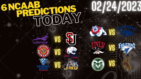 6 Ncaab Picks Today 02 24 23 College Basketball Picks Ncaab Betting