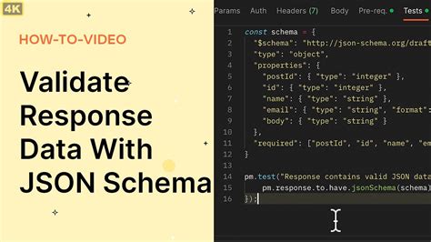 Validate Response Data With JSON Schema YouTube