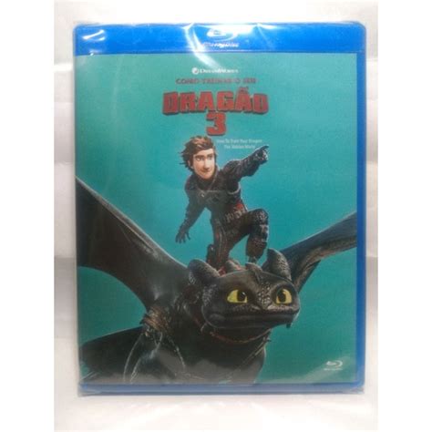 Blu ray Como Treinar o Seu Dragão 3 lacrado Shopee Brasil