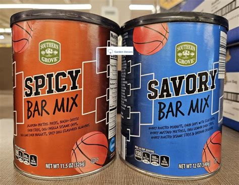 Southern Grove Spicy And Savory Bar Mix 115oz 326g Two Cans