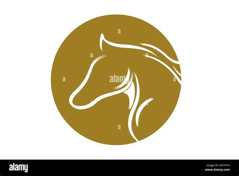 Silhouette De Tête De Cheval Banque De Photographies Et Dimages à