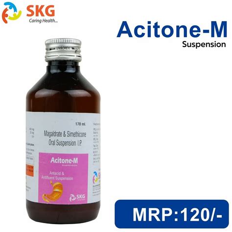 Magaldrate And Simethicone Oral Suspension IP 170 Ml At Rs 120 Bottle