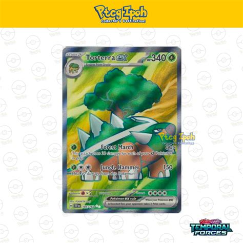 Pok Mon Tcg Temporal Forces Torterra Ex Full Art Secret