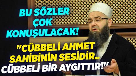 Bu Sözler Çok Konuşulacak Tayfun Atay Cübbeli Ahmet Sahibinin