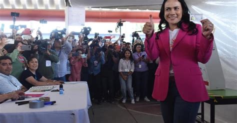 Esta elección la ganamos Alejandra del Moral se autoproclama