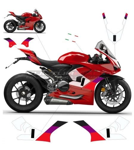 Kit Autocollants Graphiques Design V R Ducati Panigale V Nouveau