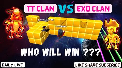 T T Clan Vs Exo Clan Stumble Guys T T Clan Vs Exo Clan War Who Win