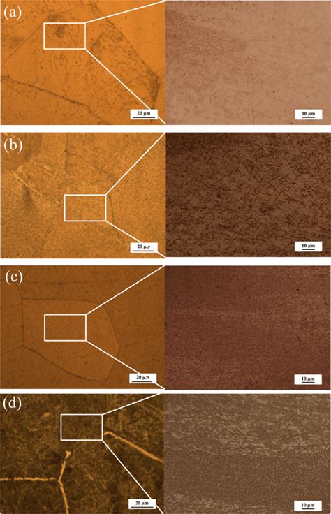 Microstructures Of Sample Solutions Aging Treated At The Solution