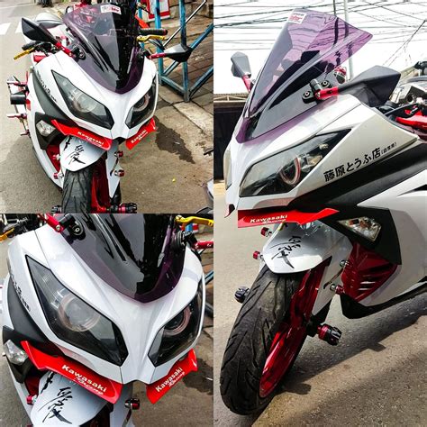 Jual Winglet Sayap Fairing Tambahan Ninja 250 Rr Mono Ninja 250 Fi SL