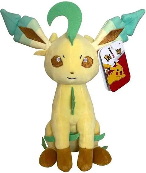 Pokemon Eevee Evolution Leafeon Exclusive 8 Plush Jazwares ToyWiz