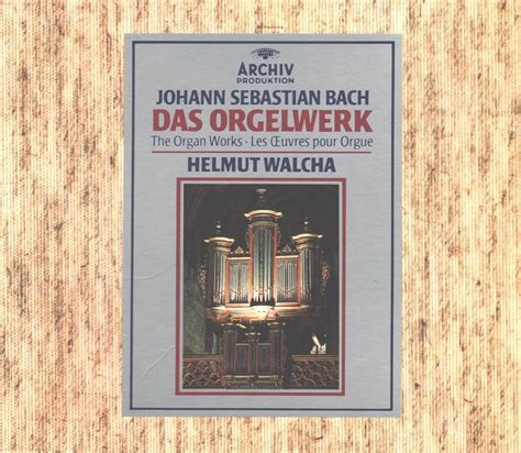 Orgelwerke Walcha Helmut Bach Johann Sebastian Amazon It Cd E Vinili