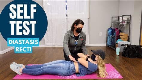 Self Test For Diastasis Recti Youtube