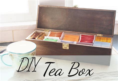 Messy Ever After: Tutorials, Projects, and Crafty Bits: DIY Tea Box