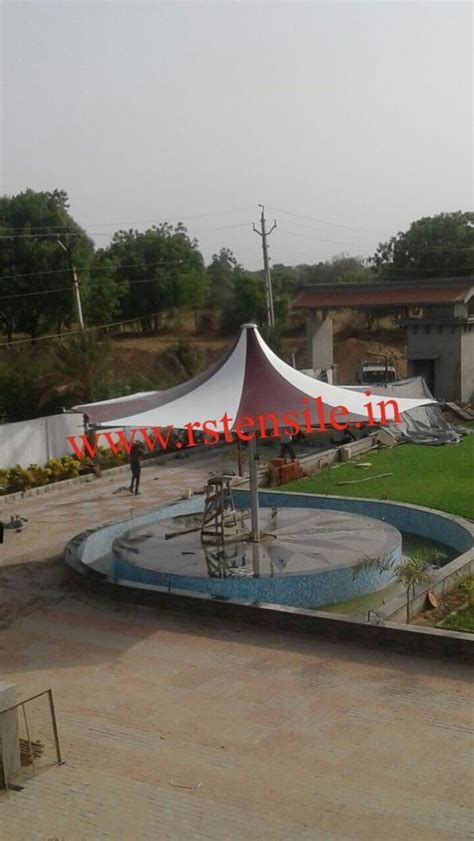 Modular PVC Conical Entrance Tensile Shed At Rs 400 Sq Ft In New Delhi