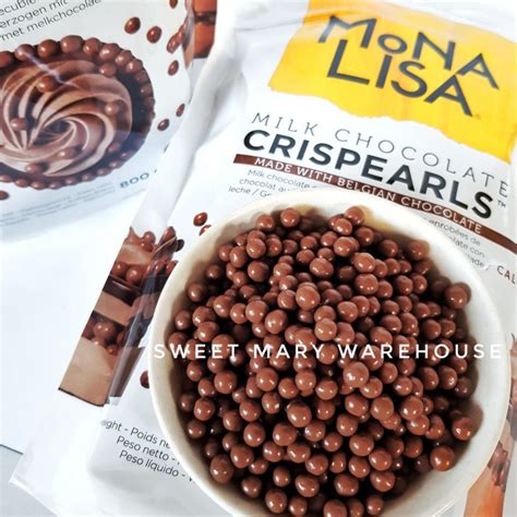 Jual MonaLisa MILK Crispearls Chocolate 250gr Barry Callebaut Mona Lisa