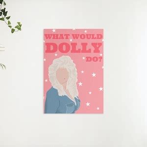 Dolly Parton Poster Etsy