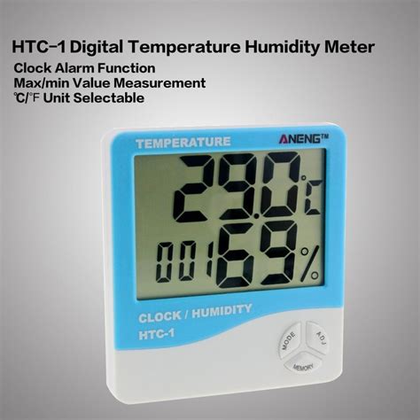 Htc Innen Lcd Elektronische Digitale Temperatur Feuchtigkeit Meter