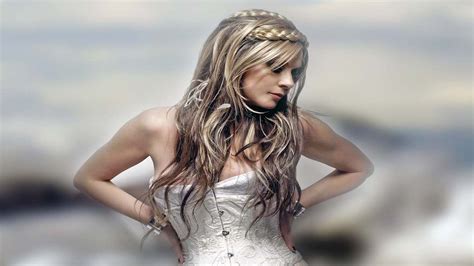 Wallpaper Blonde Long Hair Dress Supermodel Sarah Brightman Girl