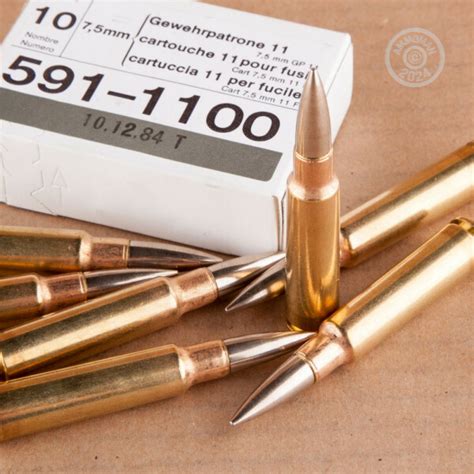 7 5x55 Swiss Schmidt Rubin Ammo 480 Rounds Of 174 Grain Full Metal