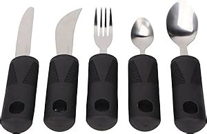 Adaptive Utensils Easy Grip Cutlery For Adults Piece Kitchen Set