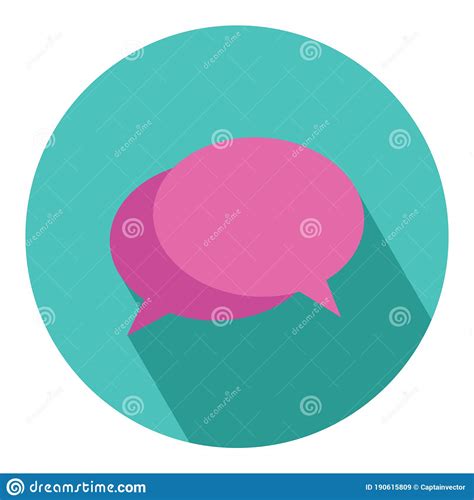 Speech Bubble Vector Illustration Decorative Design Stock Vector