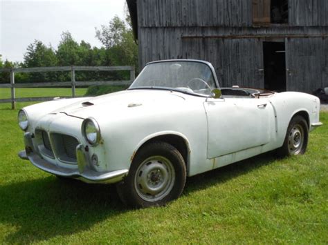 1957 Fiat 1100 Tv Trasformabile Spyder Convertible Rare Needs Restoration For Sale Photos