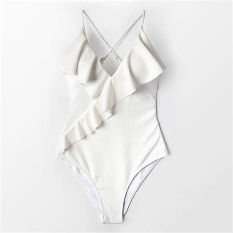 FREE SHIPPING V Neck Ruffle Sexy Bandage Bikini JKP1770