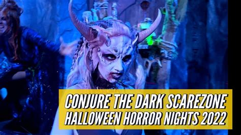 Conjure The Dark Scarezone Walkthrough Halloween Horror Nights 2022