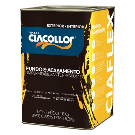 Eloi Tintas Ciaflex Fundo E Acabamento Base C 18kg Eloi Tintas