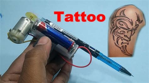 How To Make Tattoo Machine At Home YouTube