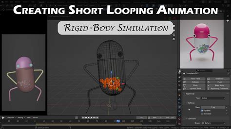 Creating Short Looping Animation In Blender Rigid Body Simulation