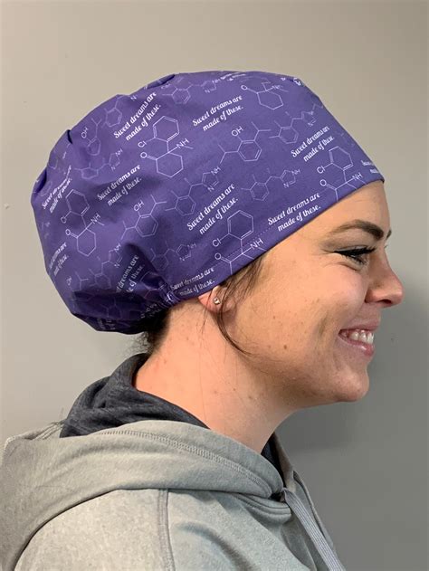 Scrub Cap Surgical Scrub Hat Anesthesia Humor Crna T Etsy