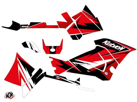 Polaris Atv Stage Graphic Kit Red Kutvek