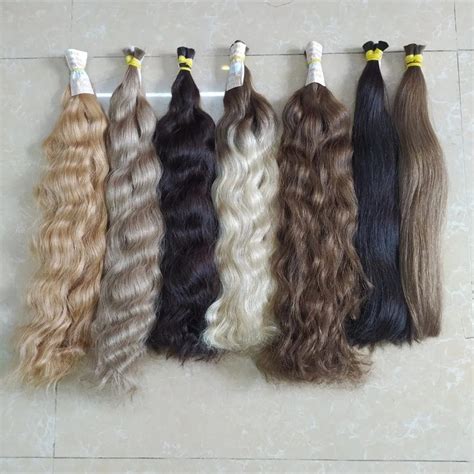 Bulk Straight Hair Super Hight Quality Colorful Vietnam Hair Extension