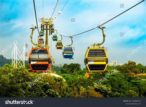 Singapore Mar 31 2022 Sentosa Cable Stock Photo 2148400015 | Shutterstock