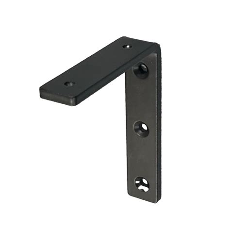 Strong Shelf Bracket Matte Black Each 100x125mm X 25mm Topshelf