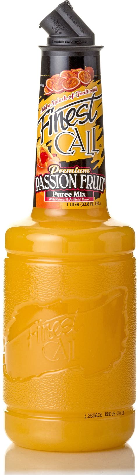 Expires Aug Finest Call Premium Passion Fruit Puree Drink Mix