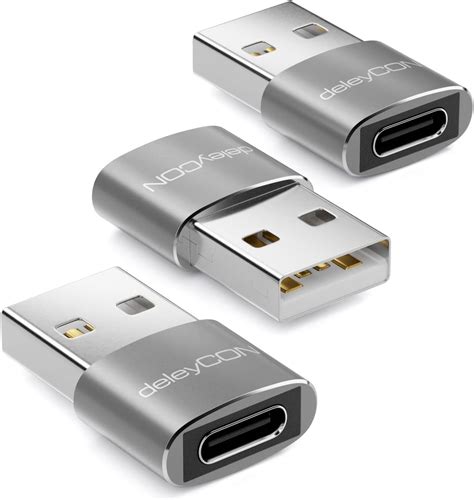 Deleycon Usb C Auf Usb A Otg Adapter Kabel Usb Gbit S Usb C