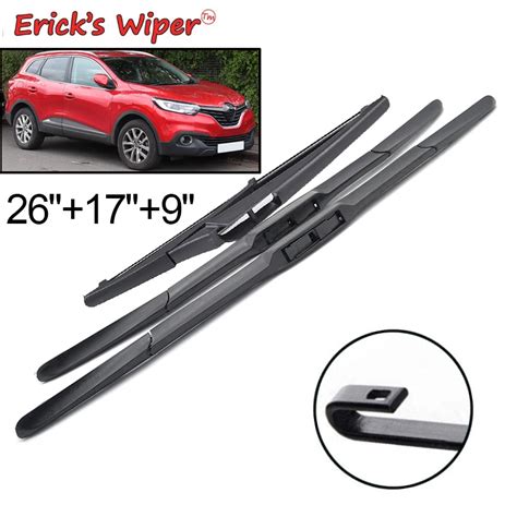 Erick S Wiper Jeu D Essuie Glaces Avant Et Arri Re Pour Renault Kadjar