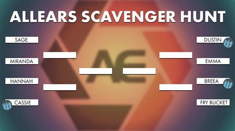 Get Your Bracket Ready For The Allears Scavenger Hunt Tournament