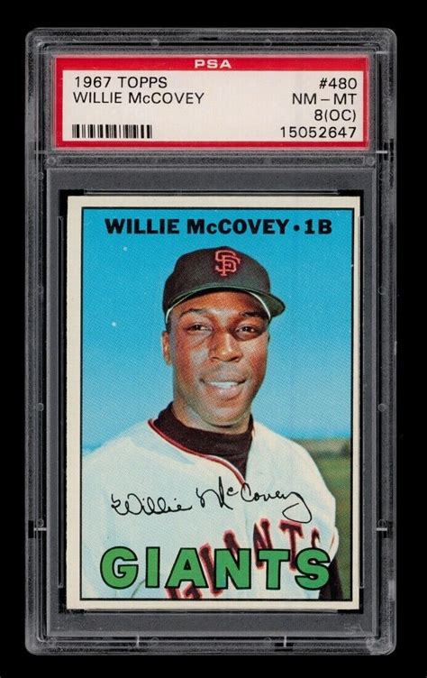 1967 Topps Set Break 480 Willie Mccovey PSA 8 NM MT OC EBay